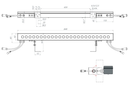 Светильник АРХИТЕКТОР RGBW 30 Вт LE-СБУ-37-030-2787-67RGBW – №9