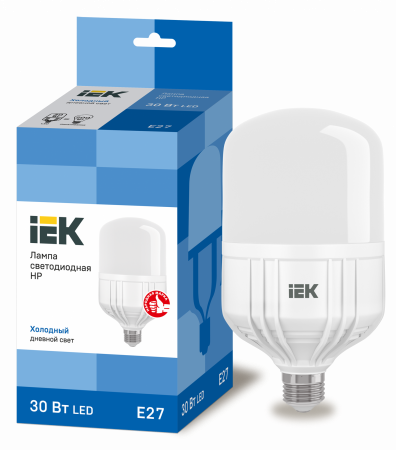 Лампа светодиодная HP 30Вт 230В 6500К E27 IEK – №1